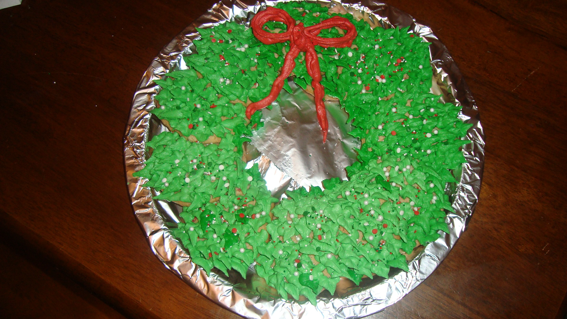 Christmas Wreath Cake Pictures Wallpapers